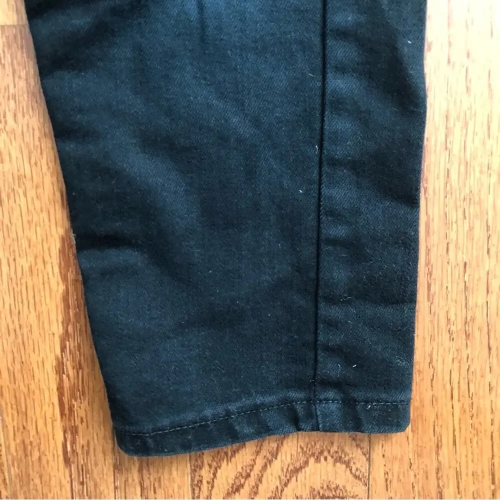 Levis 502 Regular Taper Leg Black Denim Jeans Little Boy’s Size 5